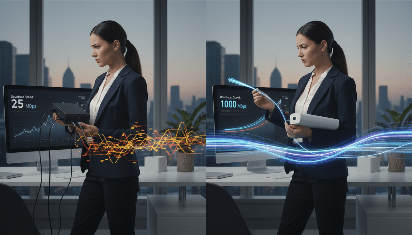 broadband vs fiber